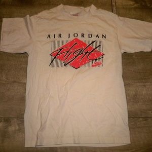Vtg Nike Air Flight Men's Tshirt Tee White Small